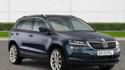 Używany Skoda Karoq SE L 150 KM (110 kW) 2020 Niebieski SUV