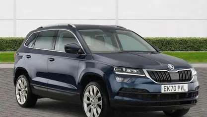 Used Skoda Karoq SE L 150 HP (110 kW) 2020 Blue SUV
