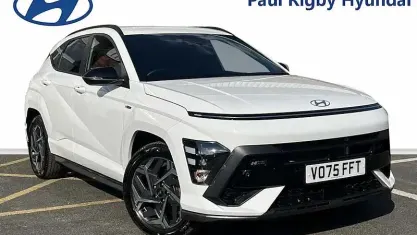 Used Hyundai Kona N Line 137 HP (100 kW) 2025 White SUV