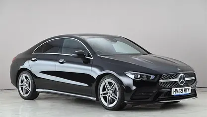 Used Mercedes CLA220 AMG Line Premium 190 HP (139 kW) 2019 Black Sedan