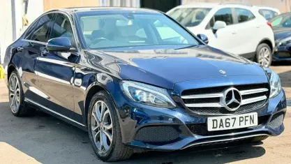 Used Mercedes C350 292 HP (214 kW) 2017 Blue Sedan
