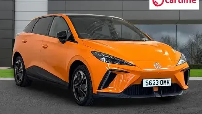 Used MG MG4 EV Trophy 319 kW (435 HP) 2023 Orange Hatchback