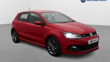 Used VW Polo R-line 110 HP (80 kW) 2017 Red Hatchback