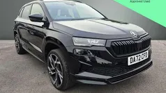 Black magic pearl effect Used 2022 Skoda Karoq SportLine SUV | £24,000 (Fair price)