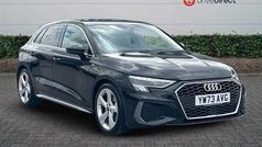 Black Used 2024 Audi A3 Sportback S-Line Hatchback | £20,508 (Fair price)