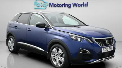 Used Peugeot 3008 GT-line 131 HP (96 kW) 2020 Blue SUV