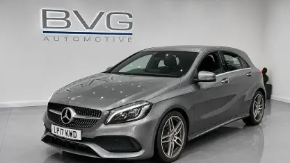 Used Mercedes A160 AMG Line Premium 102 HP (75 kW) 2017 Grey Hatchback