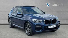 Blue Used 2018 BMW X3 M Sport SUV | £26,450 (Fair price)