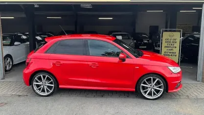 Used Audi A1 Sportback Black Edition 125 HP (91 kW) 2018 Red Hatchback