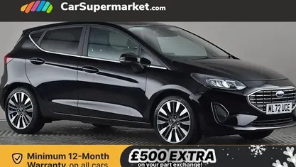 Black Used 2021 Ford Fiesta Titanium X Hatchback | £13,697 (Fair price)