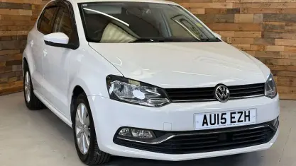 Used VW Polo SE 90 HP (66 kW) 2015 White Hatchback