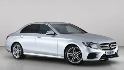 Used Mercedes E200 AMG line 150 HP (110 kW) 2018 Silver Sedan