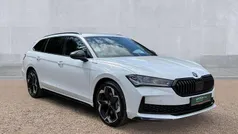 White New 2025 Skoda Superb SportLine Estate | £42,140 (Fair price)