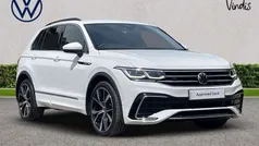White Used 2021 VW Tiguan R-line SUV | £27,087 (Fair price)