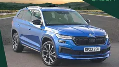 Race blue metallic Used 2023 Skoda Kodiaq SportLine SUV | £30,495 (Fair price)