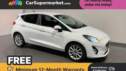 White Used 2020 Ford Fiesta Titanium Hatchback | £8,197 (Fair price)