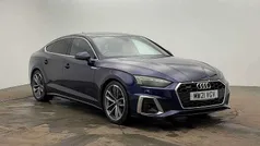 Blue Used 2021 Audi A5 Sportback S-Line Hatchback | £26,495 (Fair price)