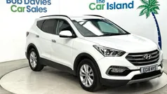 White Used 2018 Hyundai Santa Fe Premium SUV | £16,075 (Super price)