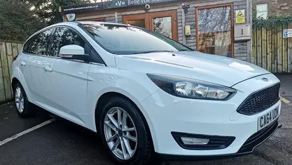 White Used 2015 Ford Focus Zetec Hatchback | £6,495 (Fair price)