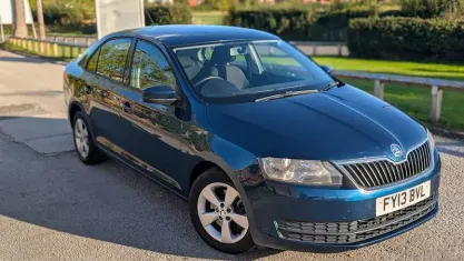 Used Skoda Rapid SE 122 HP (89 kW) 2013 Blue Hatchback