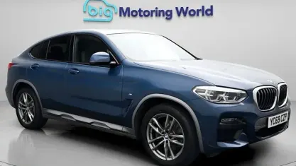 Used BMW X4 M Sport 190 HP (139 kW) 2019 Blue SUV