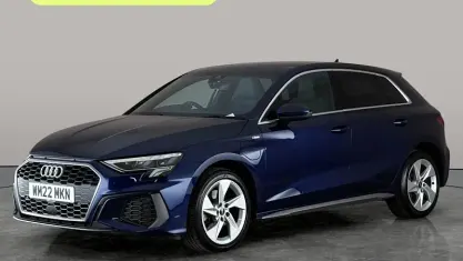 Used Audi A3 Sportback e-tron S-Line 204 HP (150 kW) 2022 Blue Hatchback