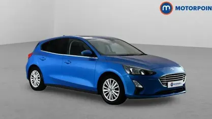 Second-hand Ford Focus Titanium 125 CP (91 kW) 2020 Albastru Hatchback