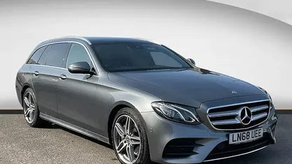 Used Mercedes E220 AMG Line Premium 194 HP (142 kW) 2018 Grey Estate