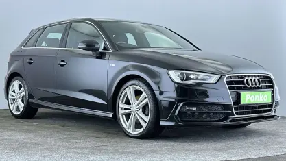 Used Audi A3 Sportback S-Line 105 HP (77 kW) 2013 Black Hatchback