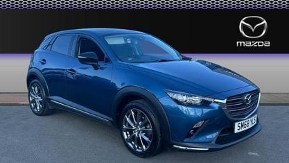 Używany Mazda CX-3 Inclusive 150 KM (110 kW) 2018 Niebieski SUV