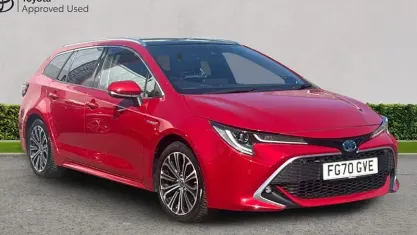 Used Toyota Corolla 184 HP (135 kW) 2020 Scarlet flare Estate