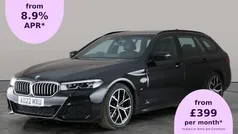 Black Used 2022 BMW 520 M Sport Estate | £25,713 (Fair price)