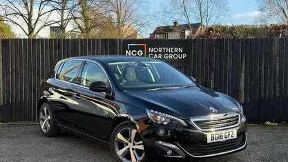 Used Peugeot 308 Allure 131 HP (96 kW) 2016 Black Hatchback