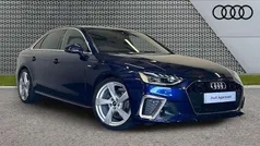Blue Used 2022 Audi A4 S-Line Sedan | £23,495 (Fair price)