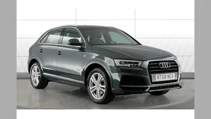 Used Audi Q3 S-Line 150 HP (110 kW) 2018 Green SUV