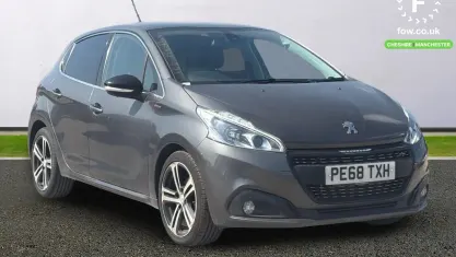 Used Peugeot 208 GT-line 109 HP (80 kW) 2018 Grey Hatchback