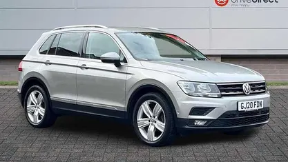 Silver Used 2020 VW Tiguan Match SUV | £16,051 (Fair price)