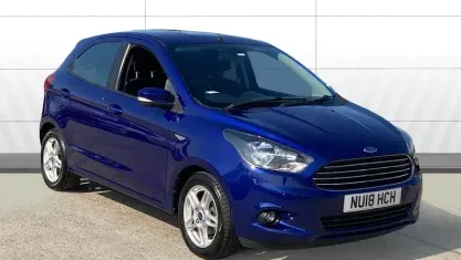 Used Ford Ka Plus Zetec 86 HP (63 kW) 2017 Blue Hatchback