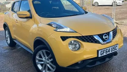 Used Nissan Juke Acenta Premium 117 HP (86 kW) 2014 Yellow SUV