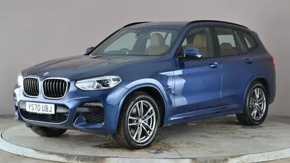 Used BMW X3 M Sport 292 HP (214 kW) 2020 Blue SUV
