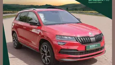 Red Used 2021 Skoda Karoq SportLine SUV | £22,495 (Good price)