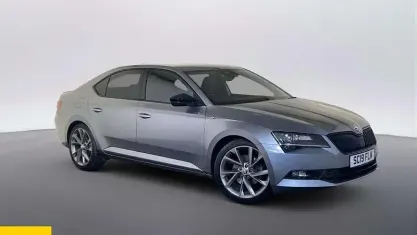 Used Skoda Superb SportLine 150 HP (110 kW) 2019 Grey Hatchback