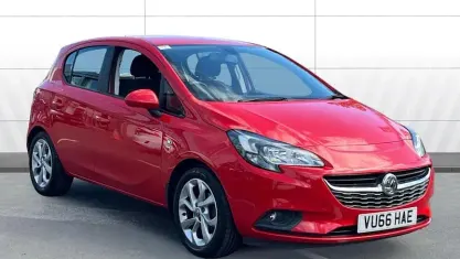 Used Vauxhall Corsa 75 HP (55 kW) 2016 Red Hatchback