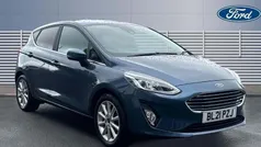 Blue Used 2021 Ford Fiesta Titanium Hatchback | £12,105 (Fair price)