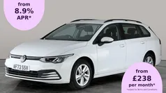White Used 2023 VW Golf VIII Life Estate | £17,122 (Fair price)