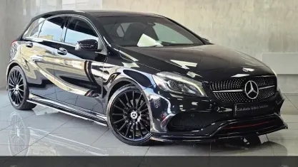 Used Mercedes A250 Premium 218 HP (160 kW) 2018 Black Hatchback