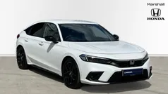 Premium paint platinum white Used 2023 Honda Civic Sport Hatchback | £27,352 (Super price)