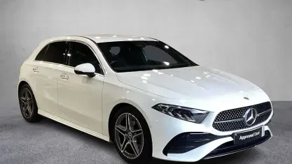 Used Mercedes A200 AMG line 163 HP (119 kW) 2023 White Hatchback