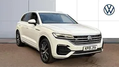 White Used 2019 VW Touareg R-line SUV | £28,610 (Fair price)