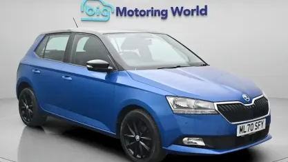 Used Skoda Fabia Colour Edition 95 HP (69 kW) 2020 Blue Hatchback